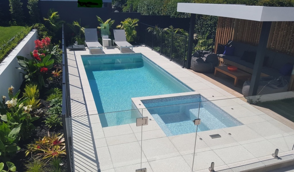Glass pool fencing installed by Viewtec Wanaka